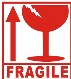 fragile小心易碎标志