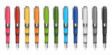 各种彩色的钢笔图片