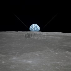 月球表面地球
