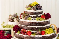 婚礼巧克力蛋糕图片