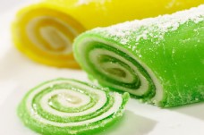 绿色果冻糖图片