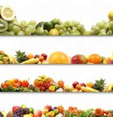 水果蔬菜各种蔬菜水果边框图片
