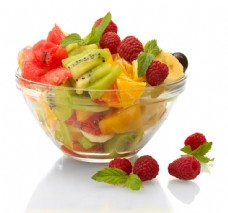 水果美容容器里的美味水果图片