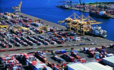 港口运输货物运输港口图片