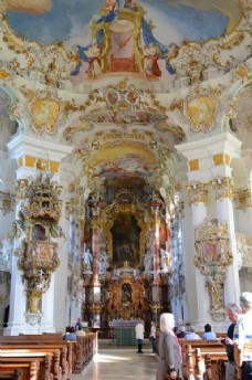 圣教德国维斯圣地教堂风景