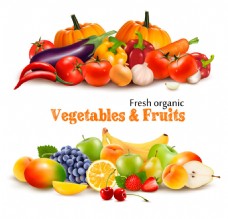 蔬菜水果彩色水果蔬菜图片