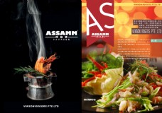 东南亚餐饮美食宣传页