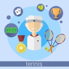 网球运动图标图片1