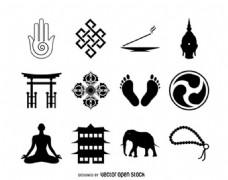 佛教图标集合