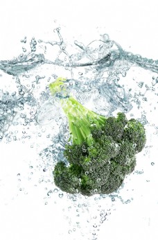 创意水纹创意动态水纹与蔬菜
