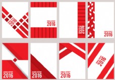 企业画册红色年度报告设计
