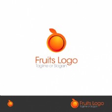 商品水果logo模板