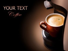 咖啡杯咖啡背景图片