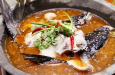 诱人美食石锅鱼图片