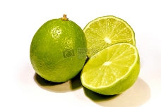 绿颜色的柠檬