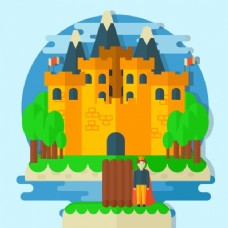 中世纪城堡王子