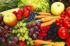 水果蔬菜五颜六色的蔬菜水果图片