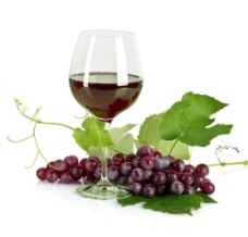 红酒与葡萄图片