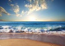 海边风景美丽的海边海浪风景图片