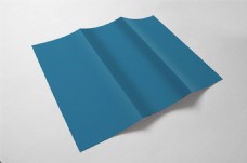 蓝色折页设计图片