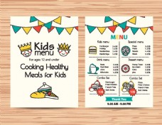 美味营养的儿童菜单图片