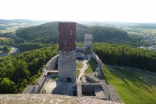 古城堡的俯视图