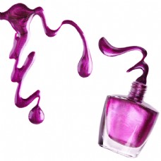 化妆品紫色指甲油图片