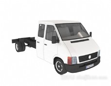 3D车模现代拖车3d模型下载