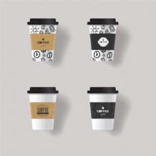 一次性咖啡杯包装设计
