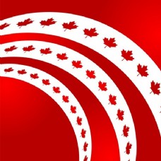 加拿大天红带带背景