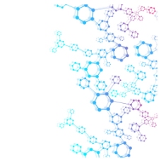 彩色分子结构背景