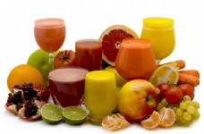 水果饮料新鲜水果与果汁饮料图片