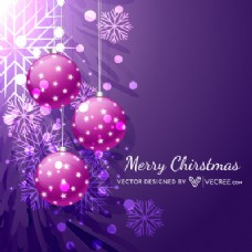 紫色的圣诞背景装饰装修
