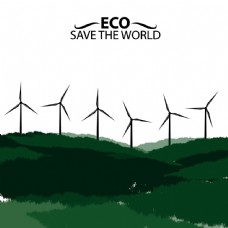 低碳环保海报模板下载