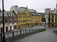 挪威安静干净的小城