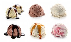 各种口味冰淇淋图片