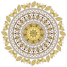欧式花纹背景古典圆盘花纹图案图片