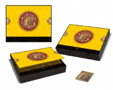 金品月饼盒效果图片
