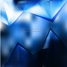 抽象深蓝色三角背景