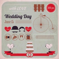 婚礼海报模板图片