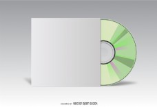 白色CD包装盒样机