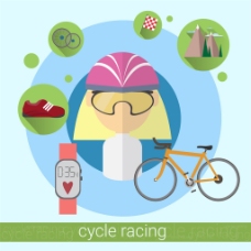 自行车运动图标图片