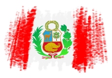 秘鲁国旗矢量背景