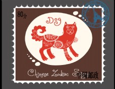 生肖狗邮票