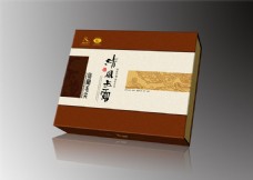 棕色封面茶叶包装盒图片