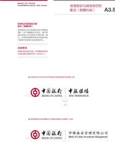 中国银行标志与其它附属机构组合