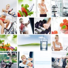 女性健身健身的健康女性图片