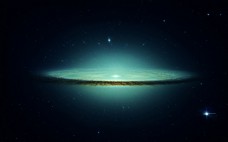 淘宝海报科幻银河系星空星光极光背景