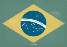 旧风格的巴西国旗