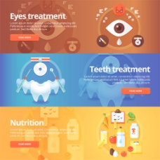 眼睛和牙齿健康图标图片